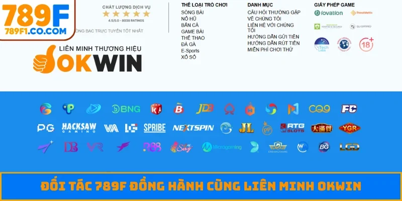 Đối tác 789F đồng hành cùng liên minh OKWIN