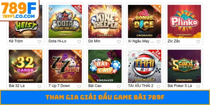 Tham gia giải đấu game bài 789F
